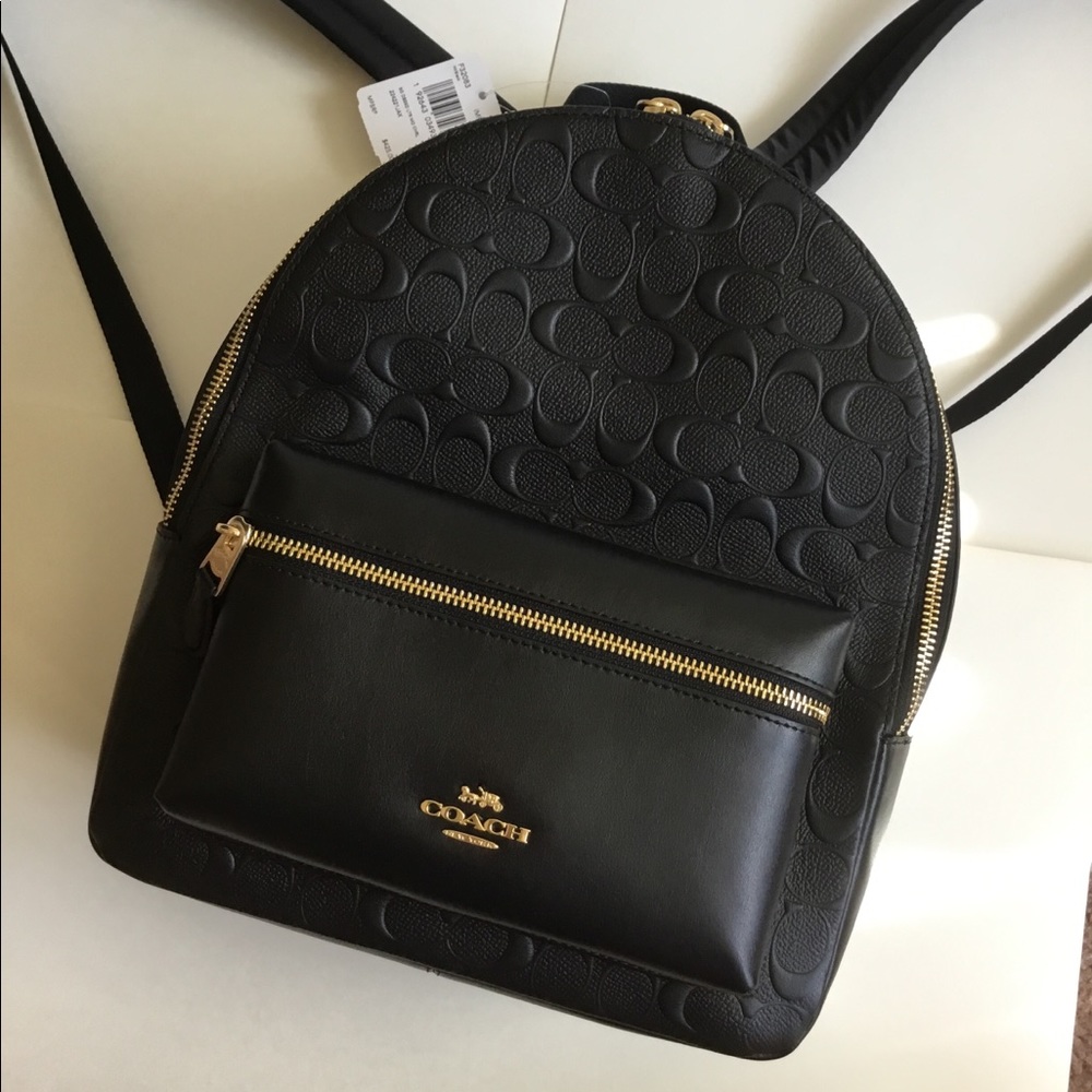 🌷Coach Medium Charlie Backpack In Signature NWT. - Picture 2 of 8